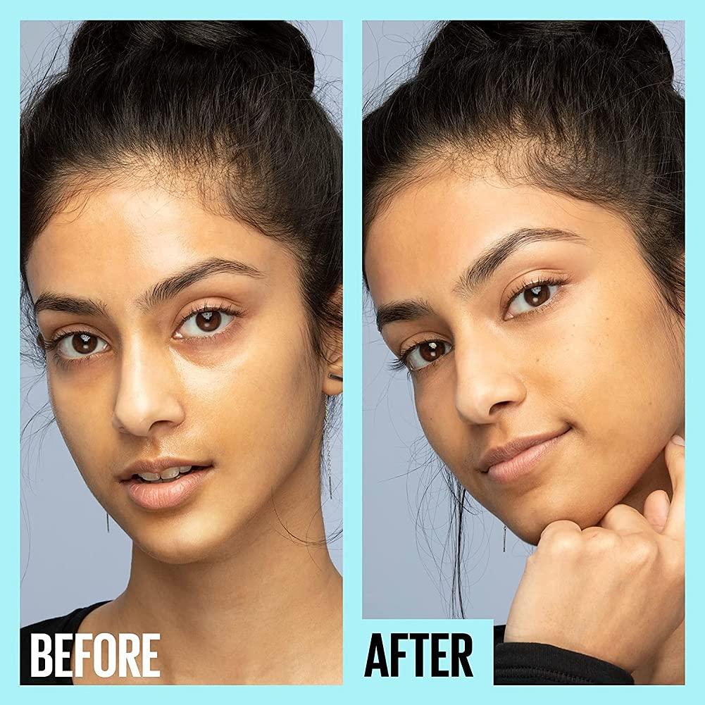 Maybelline New York Fit Me Matte + Poreless Mattifying Face Primer Makeup With Clay