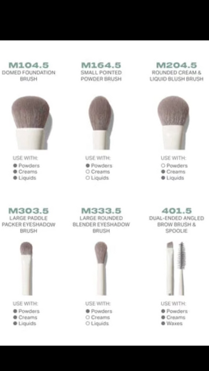 Morphe Along for the Glide 6-Piece Travel Brush Set