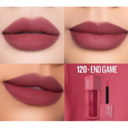 Maybelline Super Stay Teddy Blurred Lip Tint- 120 end game
