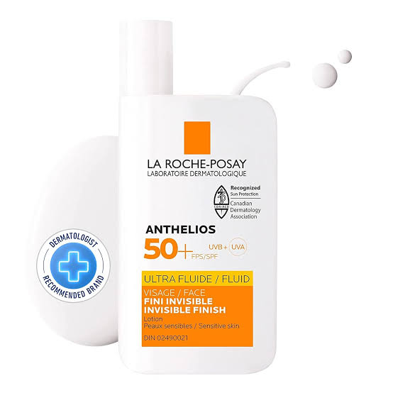 La Roche Posay Anthelios Ultra Fluid Invisible Face Sunscreen SPF 50+ Lotion 50Ml expiry 5/27