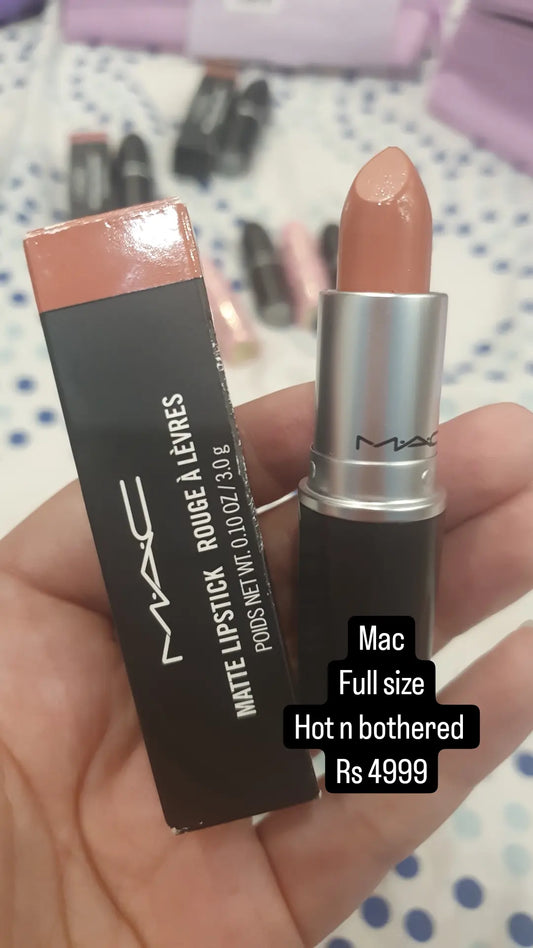 Mac matte lipstick shade hot n bothered