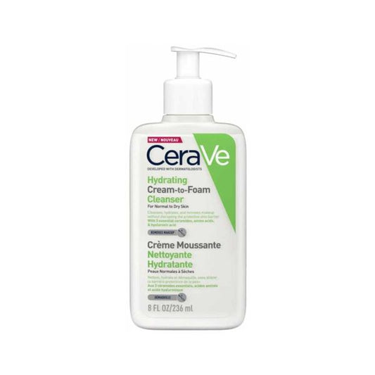 Cerave cream to foam cleanser 236ml made in Usa 100% original