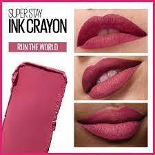 Maybelline Superstay Ink Crayon Lipstick 80 run the world