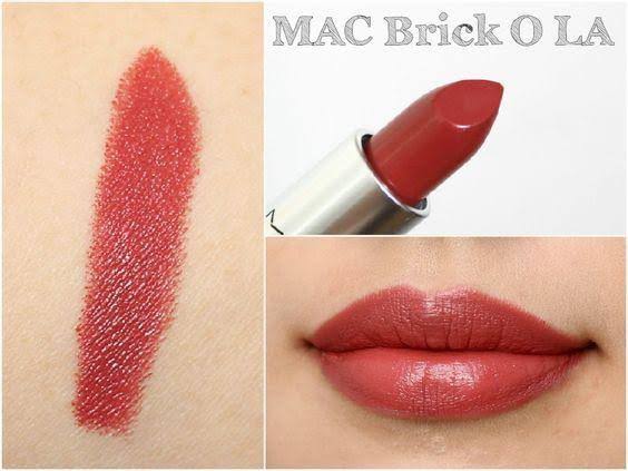 MAC amplified creme Lipstick - brick-o-La 102