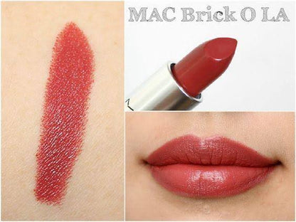 MAC amplified creme Lipstick - brick-o-La 102