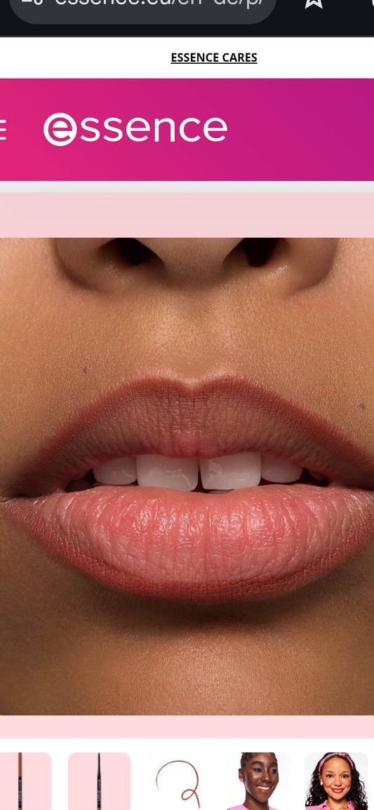 Essence beauty 8h MATTE comfort lip liner shade 17 Must Have brown