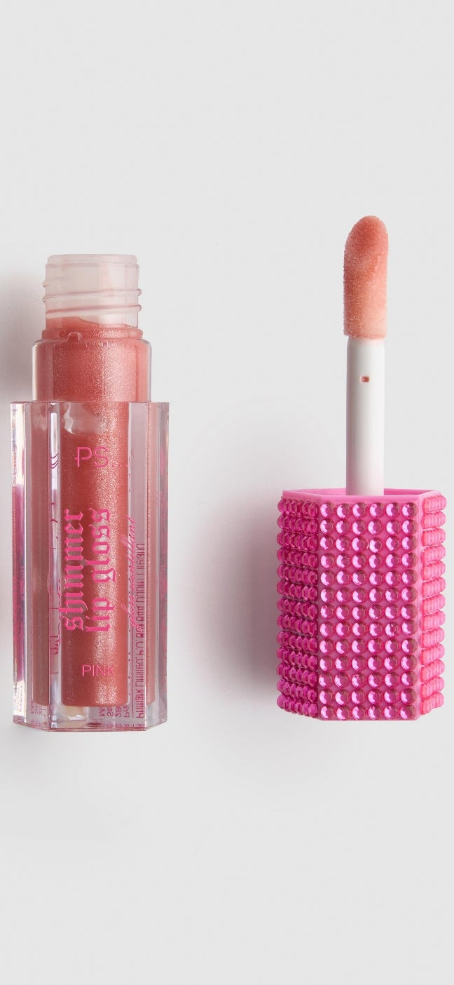 Primark uk shimmer lipgloss nude pink