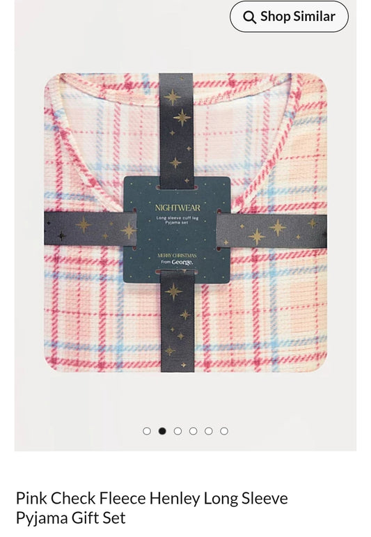 George Uk fleece pyjamas pj nightsuit set in gift packing