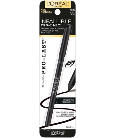 L'Oreal Infallible Pro-Last Waterproof Pencil Eye pencil crayon 930 Black