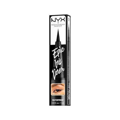 NYX PROFESSIONAL MAKEUP Epic Ink Liner, Waterproof Liquid Eyeliner (Black)