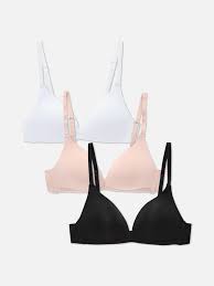 Primark uk 3pk Microfibre Wireless Bras with padding
