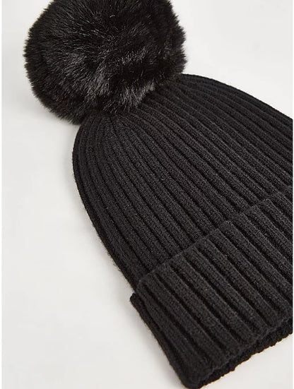 George UK Black Bobble Hatk