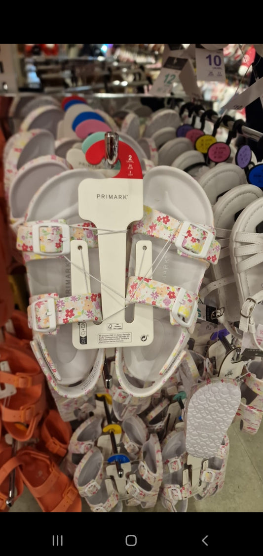 Primark sandals  for girls size uk 1 euro 33/34