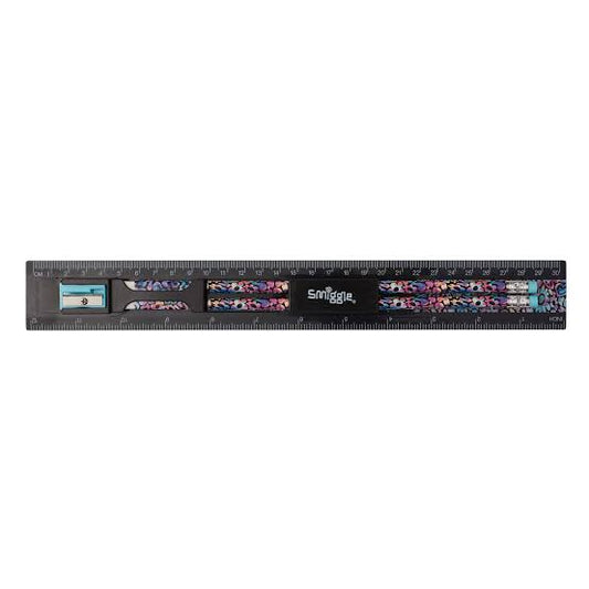 Smiggle Uk pencil ruler sharpner set