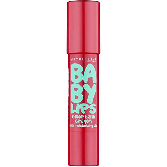 Maybelline Uk baby lips color balm crayon candy red