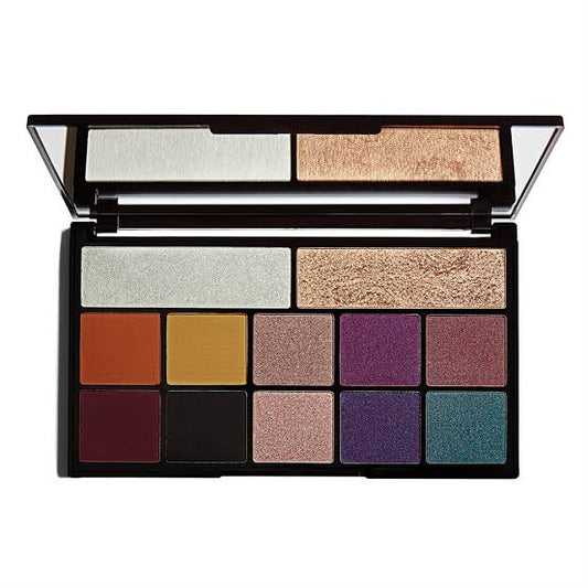 Revolution Uk carmi kiss of fire eyeshadows highlighter pallete